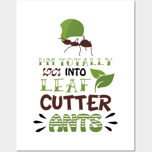 Ant Lover Gift TShirt Leaf Cutter Ants for Myrmecologists Posters and Art